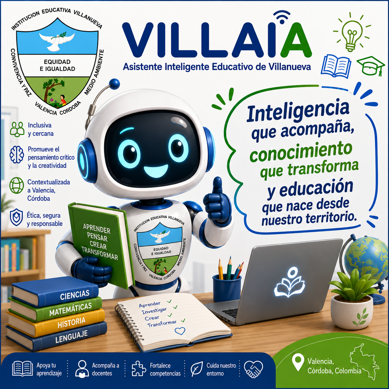 VILLAIA, asistente inteligente educativo de Villanueva